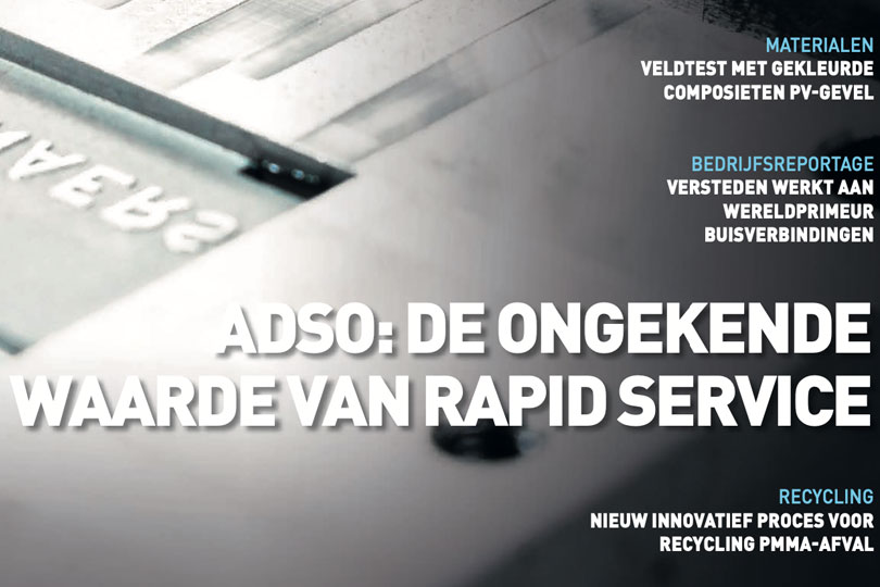 Adso Rapid Service in Kunstofmagazine.nl cover and feature